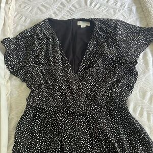 Black & White Polka Dot Jumpsuit